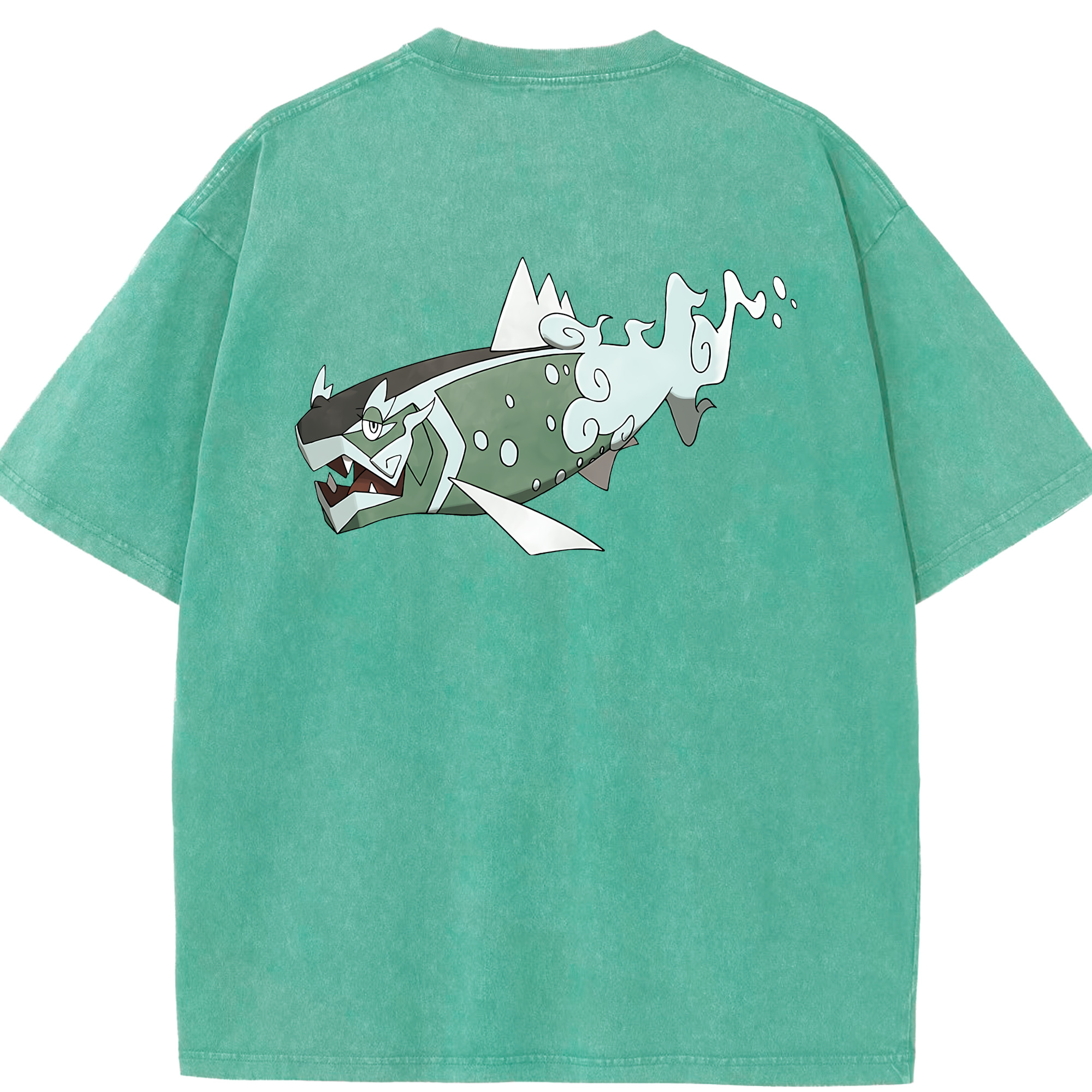 （画像用） ポケットモンスター Pokémon 綿100% ヴィンテージ風 半袖Tシャツ（背面プリント）
